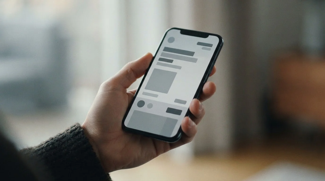 Smartphone zeigt eine neutrale Auszahlungsbest&auml;tigung eines internationalen Wettanbieters