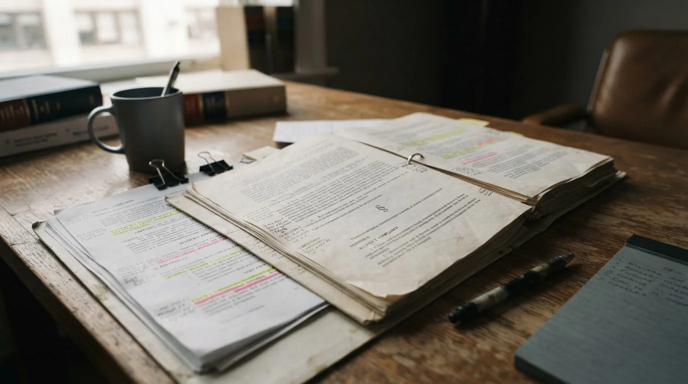Gesetzestexte und Paragrafenzeichen symbolisieren rechtliche Grauzone bei Krypto-Wetten